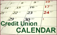 Credit Union Calendar